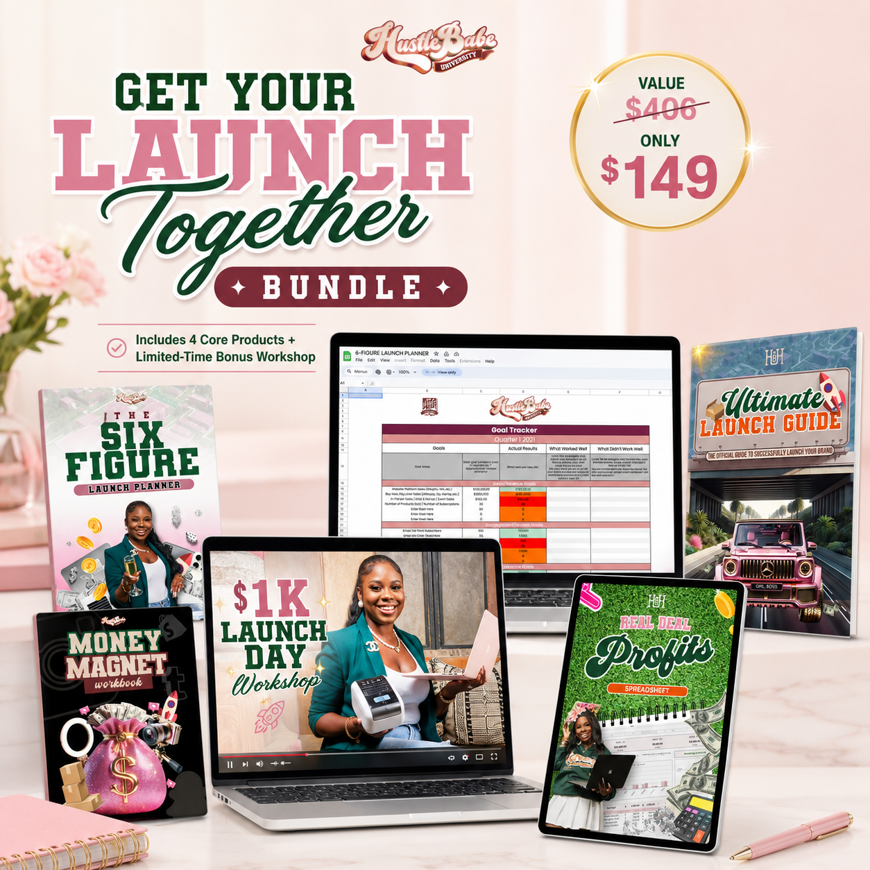 FLASH SALE: "GET YOUR LAUNCH TOGETHER BUNDLE" (with BONUS!)